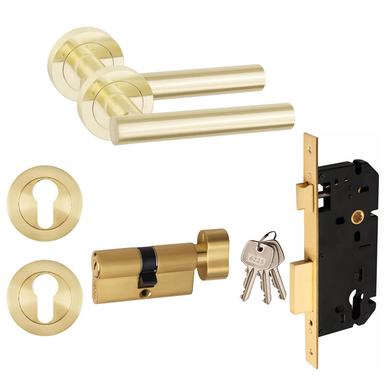  Straight T-Bar Design Thumbturn Door Handle