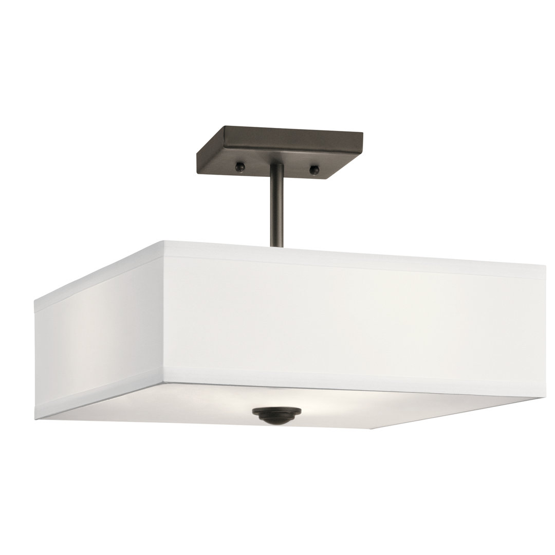 Holloway 3 -Light Semi Flush Mount Latitude Run® 