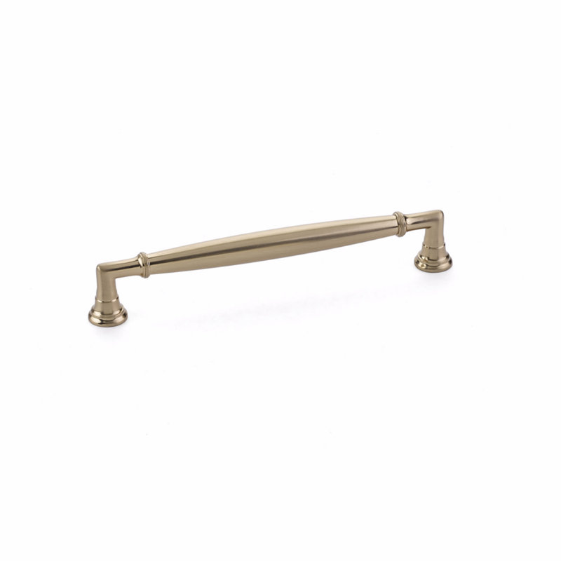 Emtek Westwood Cabinet Pull 6" cc, Satin Brass, 6"