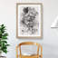 The Proud Lion - Picture Frame Graphic Art-56924169-56924175