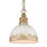 Avighna 1 - Light Vintage Gold Shaded Pendant