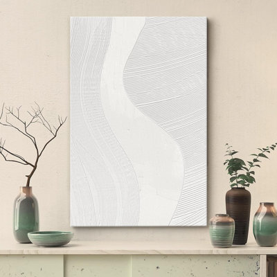 Geometric Line " Geometric Pastel Gray White Line Collage Abstract Shapes Minimalism Contemporary Nordic Wall Decor "