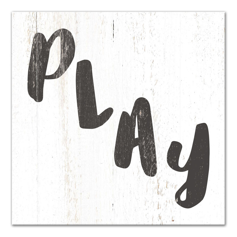 " Wooden Play ", 12" H x 12" W x 1.25" D