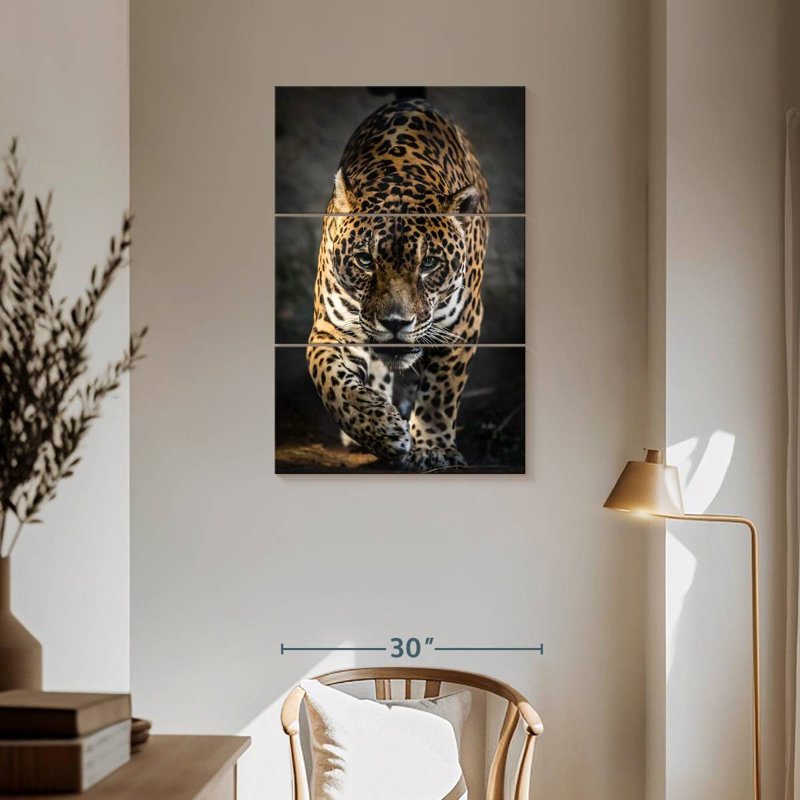 Brampt Strutting Jaguar, 57" H x 36" W