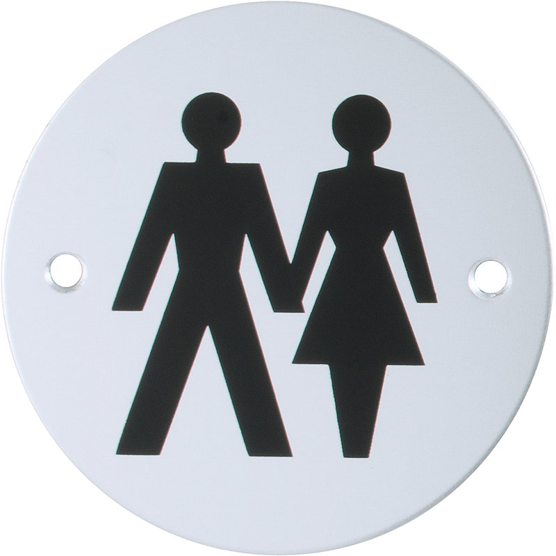 Amaty Unisex Sign, Satin Anodised Aluminium
