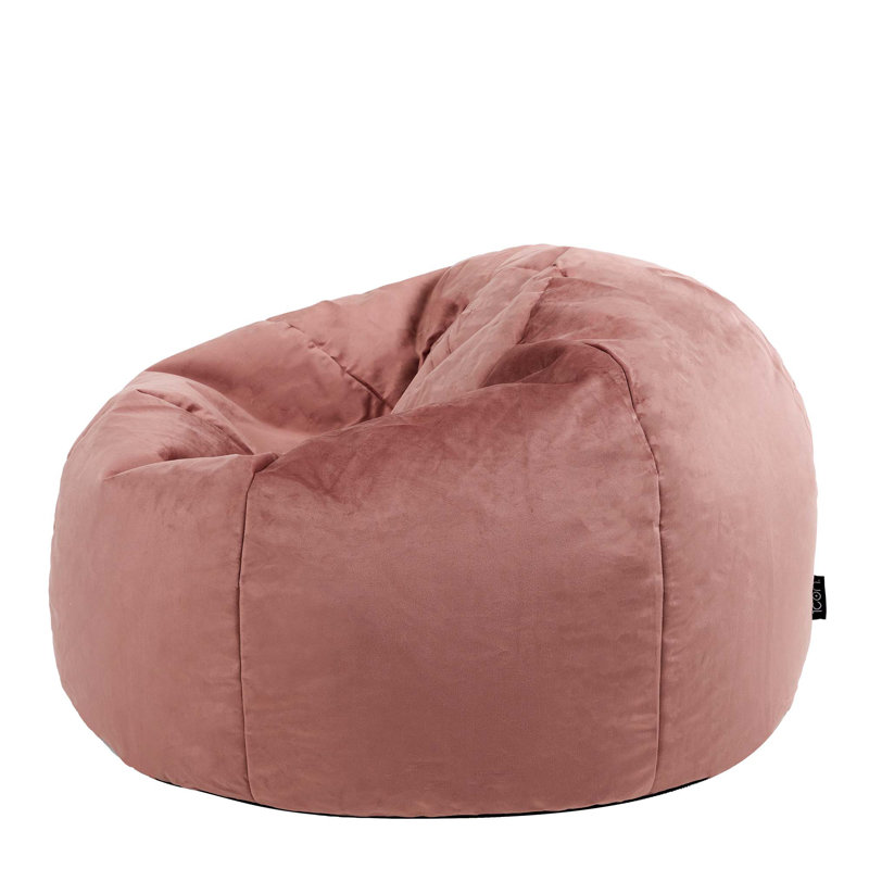 Bean Bag Bazaar Kingston Velvet Classic Bean Bag, Dusk Pink
