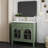 36"Mid-Century Bathroom Vanity with Motion-Sensor Light & Patterned Glass,Farmhouse Sink Cabinet with Storage, High-End Restroom Vanity-944579613