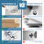 Meuble-lavabo double autoportant 58,8 po Deshia