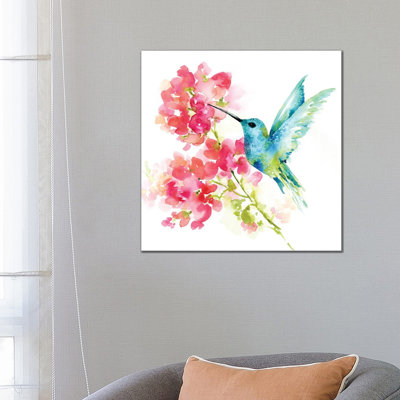 Hummingbird by Sara Berrenson - No Frame Gallery-Wrapped Canvas Giclée on Canvas