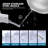 Smart Toilet Bidet Tankless, Auto Open/Close Lid,Auto Flush,Heated Seat,Warm Wash,Elongated Dual Flush One-Piece Toilet