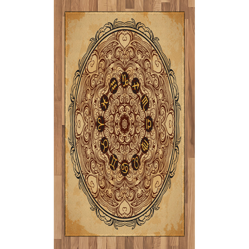Zodiac Brown Area Rug, Rectangle 2'7" x 5'