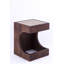 Table d'appoint en bois avec carreaux