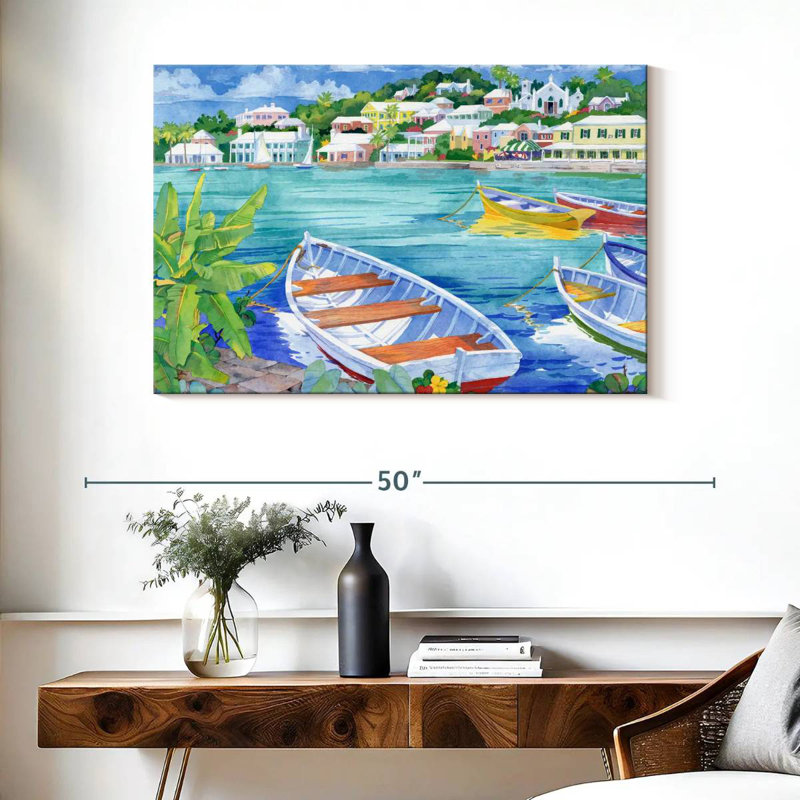 Mehar St. George Harbor, 26" H x 39" W