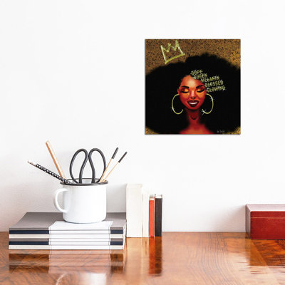 Smile Queen by Faith With An E - Wrapped Canvas Painting