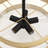 Roelke 5 - Light Iron Dimmable Drum Chandelier