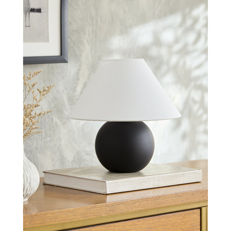 Lampe de table Gutzman, Noir, Classic Empire