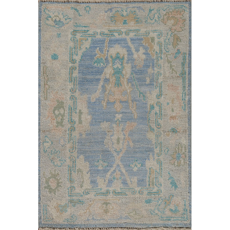 Tapis turc teint à la main Oushak