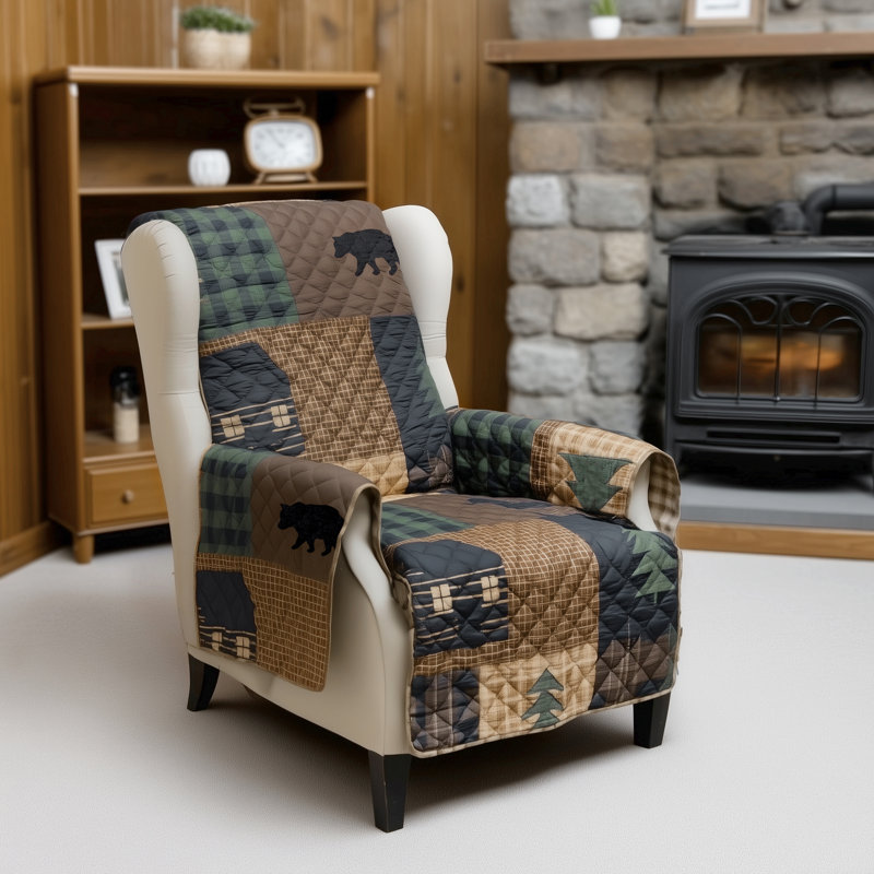Housse pour chaise de chalet Brown Bear, Chaise, H 76 po x l 72 po x P 23 po