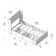 Solid Wood Upholstered Bed with Rectangular Headboard with 2 Drawer Side Storage