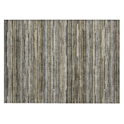 Machine Washable Indoor/Outdoor Chantille ACN2717 Striped Rug