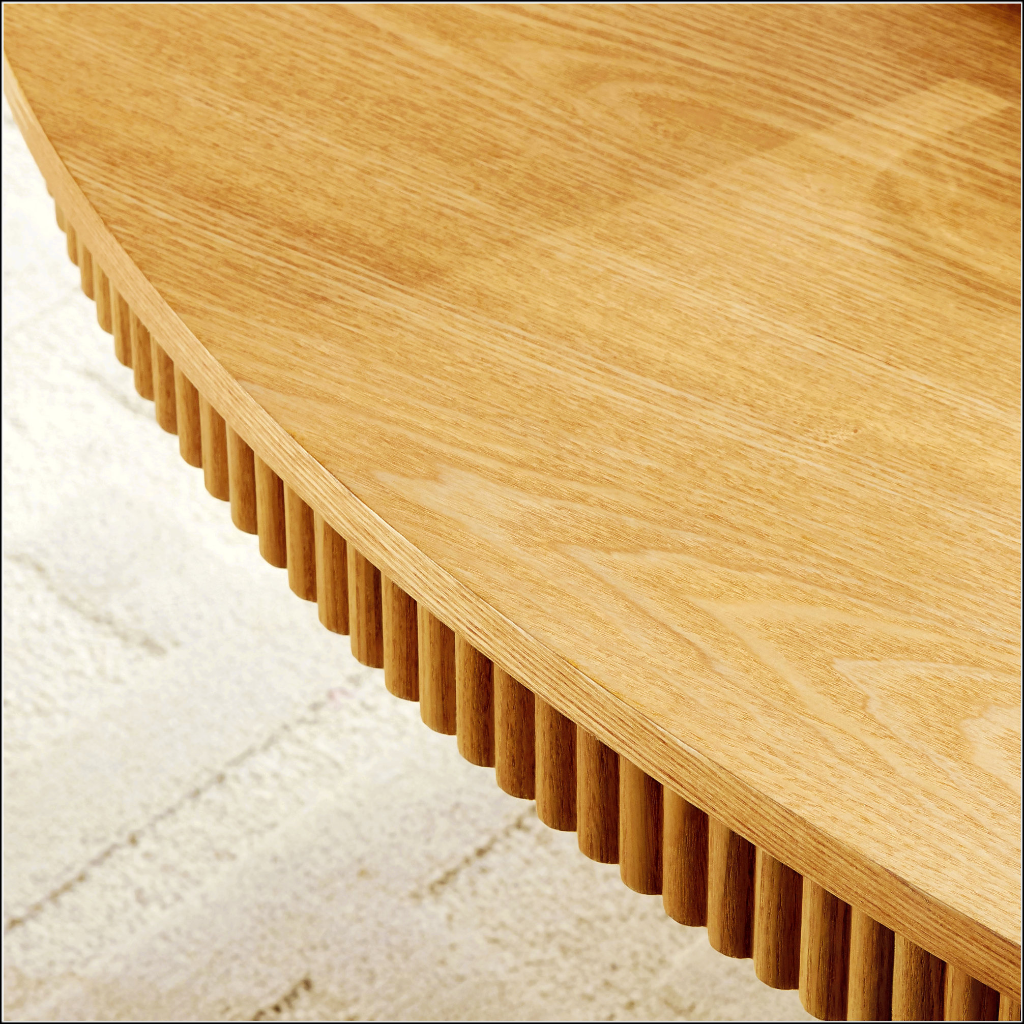 George Oliver Modern Design Oval Handcraft Drum Coffee Table | Wayfair