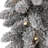 Ernberg 9ft Flocked Christmas Garland with LED Lights with Timer