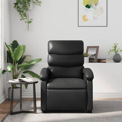 Fauteuil inclinable vidaXL, dossier / repose-pieds réglable, cuir