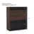 Black & Walnut  Extendable & Rotating Shoe Cabinet With 1 Drawer, 90-Degree Corner Cabinet, Multifuctional Storage Combination Cabinet For Living Room, Hallway, Entryway