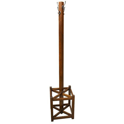 Mission Coat Rack with Umbrella Stand