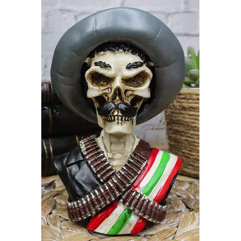 Figurine Dayami squelette Emiliano Zapata Salazar