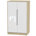 White Gloss/Bardolino Oak