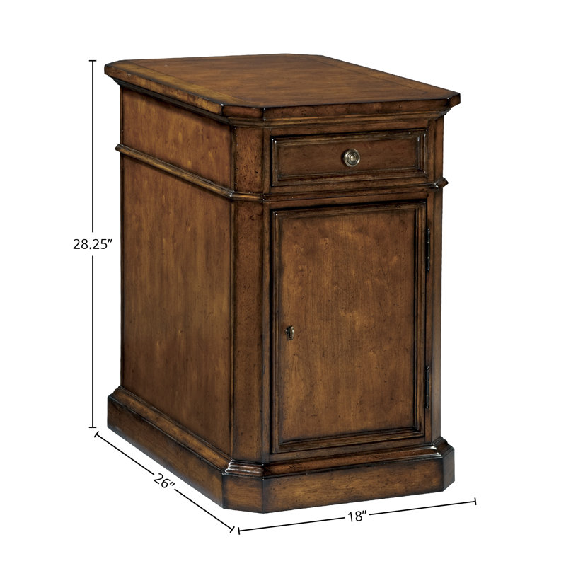 Table de bout avec rangement de 18 po European Legacy