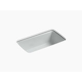 Cape Dory® 33" L x 22" W x 9-5/8" Under-Mount Single-Bowl Kitchen Sink with 5 Oversize Faucet Holes