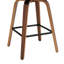 Tabouret de bar et de comptoir pivotant en cuir Derek-1475042926