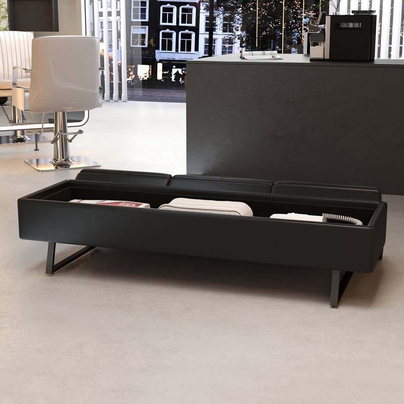 Moitoso Faux Leather Office Bench
