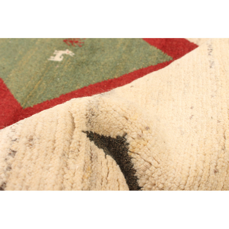 Tapis crème Aamna Gabbeh 5 pi 1 po x 6 pi 4 po