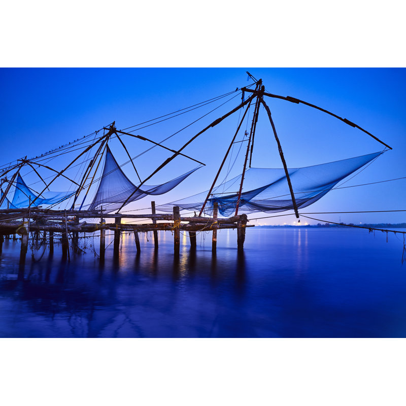 Traditional Indian Fishing Nets by Maodesign - No Frame Art Prints on Canvas, 20cm H x 30cm W
