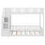 Modern Bunk Bed With Staircase Storage Solutions-229482322