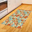 Tapis décoratif floral à haute densité en fibres de polyester-42030017