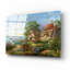  «Seacove Cottage» par Nicky Boehme, art mural en verre acrylique, 16 po x 12 po