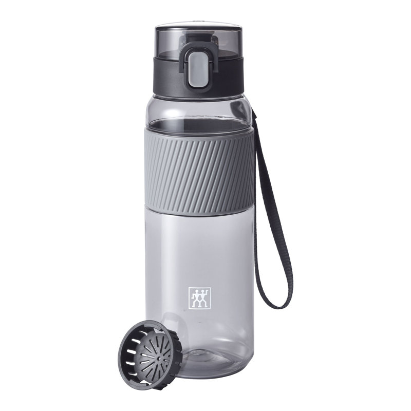Tritan Plastic Water Bottle, Gray