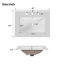 24" Bathroom Vanity With Solid Wood Frame, Flip Drawer, 2 Soft-close Doors With Door Storage, Adjustable Shelf, And Modern Sink Cabinet