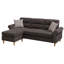 Ensemble modulaire réversible avec 2 coussins décoratifs brun clair-1531799702