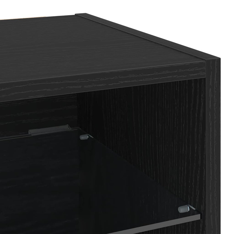 30cm W Manufactured Wood Bedside Table