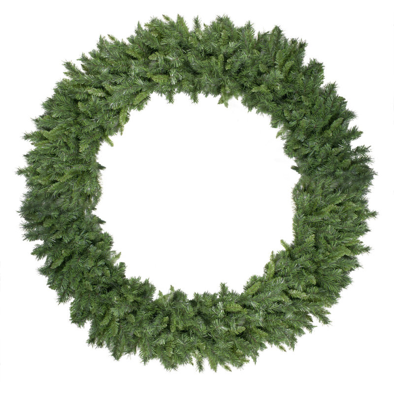 Couronne de Noël artificielle en pin mélangé, H 12 po x l 72 po x P 72 po