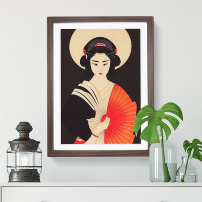 Sculptured Geisha - Single Picture Frame Painting