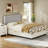 Tufted Wingback Headboard Queen Size-847401448-847401449