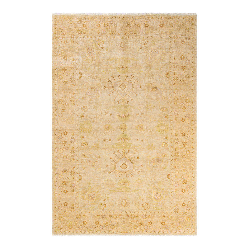 Rhesa One-of-a-Kind 6' 3" X 9' 6" Hand Knotted Area Rug