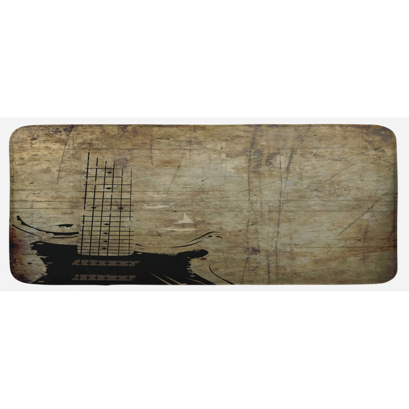 Tapis de cuisine guitare