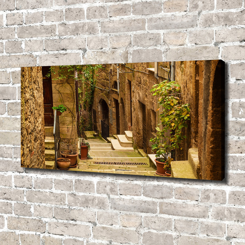 Italian Streets - Wrapped Canvas Print